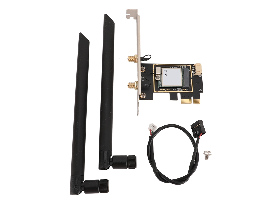Tarjeta De Red Inalámbrica Pciex1 Mt7925 Tri Band 5400mbps Con Bluetooth 5.3
