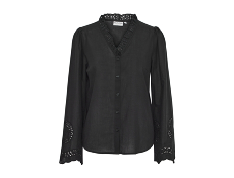 Blusa de Mujer PULZ JEANS Aliane Negro (S)