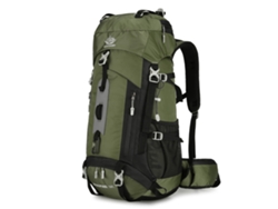 Mochila De Trekking Impermeable De 60 Litros Con Funda Para La Lluvia, Ideal Para Acampar, Hacer Senderismo Y Viajar Al Aire Libre.