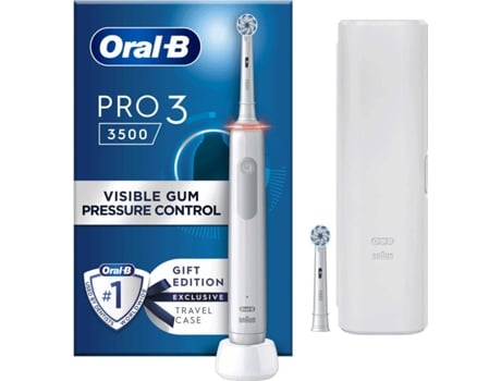 Cepillo de Dientes Eléctrico ORAL B Pro 3 3500 Blanco