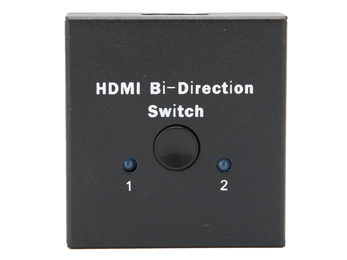 Conmutador De Interfaz Multimedia Hd Bidireccional Con 2 Puertos, Conmutador Divisor 4k 1080p