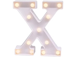 Letras com Luzes Led para Decoração de Interiores X