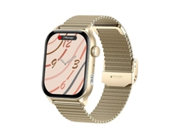 Reloj inteligente Kr86 con llamadas Bluetooth, asistente de voz con IA, descanso nocturno, monitoreo del sueño, dorado, Yizhood