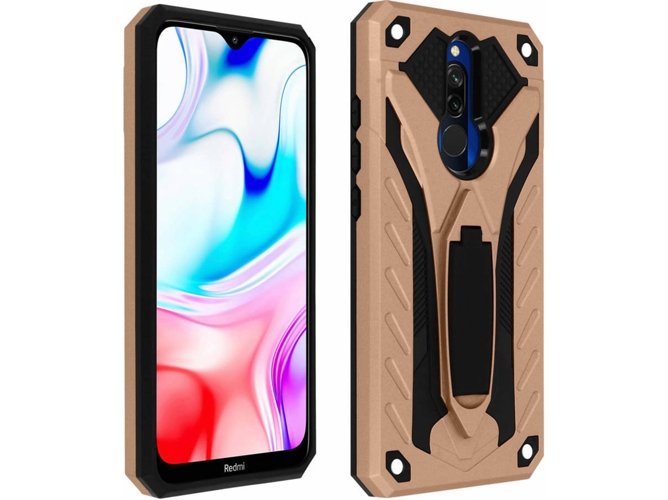 Carcasa Xiaomi Redmi 8, 8A AVIZAR Híbrido Rosa