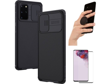 Carcasa, Protector y Popsocket Samsung S20 Plus Nillkin Camshield Negro
