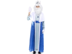 Disfraz de Rey Mago Melchor azul y blanco para hombre