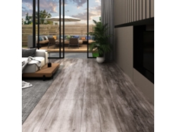 Lamas De Suelo Autoadhesivas Pvc Marrón Madera Mate 5,21m² 2 Mm