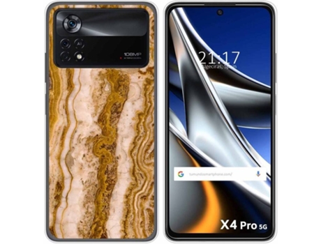 Carcasa para Xiaomi Poco X4 Pro 5G TUMUNDOSMARTPHONE Dibujos Mármol 10 Multicolor