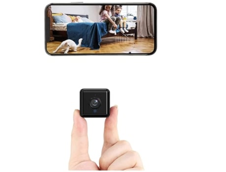 Mini cámara espía oculta WiFi inalámbrica pequeña cámara de video Full HD 1080P niñera cámara de visión nocturna cámaras de vigilancia secretas (ne...