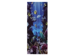 2026 Store-2pcs Pegatina De Puerta Patrón Mundo Submarino Textura Mate Autoadehsivo Impermeable Poster 3d Para Hogar