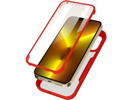 Carcasa iPhone 13 Pro AVIZAR Protección 360° Rojo