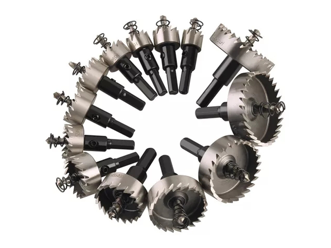 Juego De 13 Brocas Hss De Titanio Para Taladrar, De 16 A 53 Mm, Para Acero Inoxidable Y Aleaciones Metálicas.