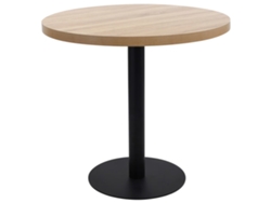 Mesa de bistró de MDF de 80 cm en marrón claro DKD HOME DECOR
