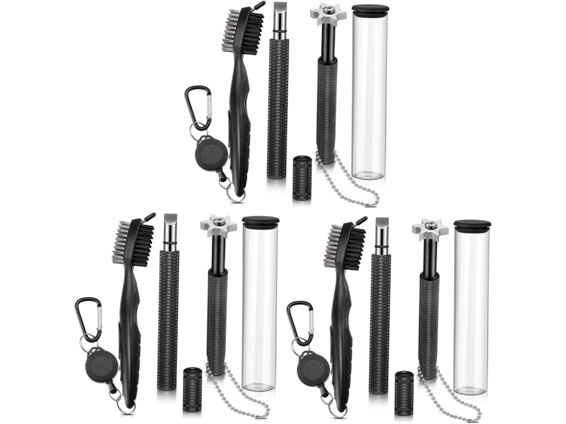 Kit De Limpieza De Palos De Golf Con Cepillo