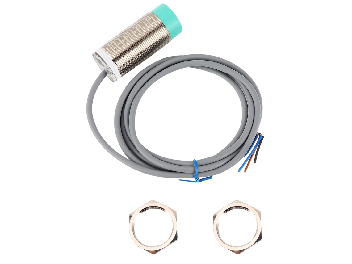 Sensor De Interrupción Por Aproximación Cilíndrico 3 Cables Bem30-15-pb 10-30vdc