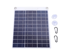 Panel Solar Portátil De Silicio Monocristalino De 10 W Con 2 Puertos Usb Para Cargar Teléfonos Móviles, Cámaras Y Tabletas.