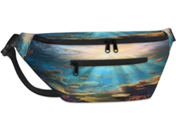 Bolso de hombro Tropic Underwater World Ocean para hombre y mujer, 38 x 25 x 9 x 19 cm, diseño impermeable.