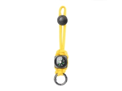 Pulsera De Paracord Con Brújula, Accesorio De Supervivencia Para Exteriores, Mosquetón Ajustable Para Botella Y Llavero, Muy Duradera Y Vers