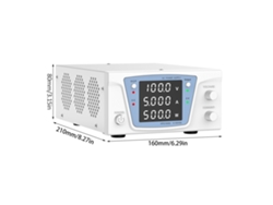 Fuente de alimentación de CC variable de 300 W, 15 V y 20 A con pantalla LED de 4 dígitos y control por codificador.