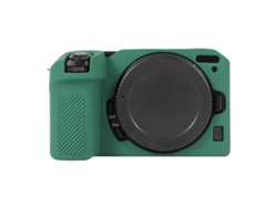Funda protectora de silicona suave con tapa de lente para Nikon Z 30 Verde Zruxe
