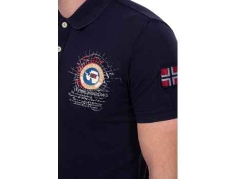 Polo de Hombre NAPAPIJRI Algodón Azul (M)