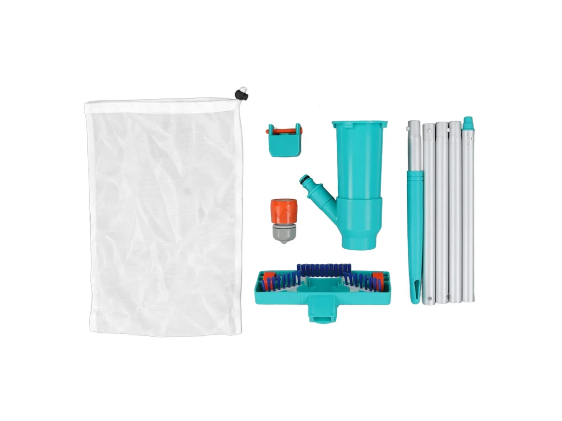Aspiradora subacuática Firstx con cepillo y conector para piscinas enterradas, spas y estanques.