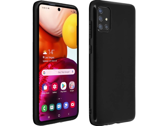 Carcasa Samsung Galaxy A71 AVIZAR TPU-FR-BK-A71 Negro
