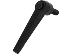 Manija De Palanca Ajustable Con Rosca Externa M12x95mmx32mm, De Máquina Negra