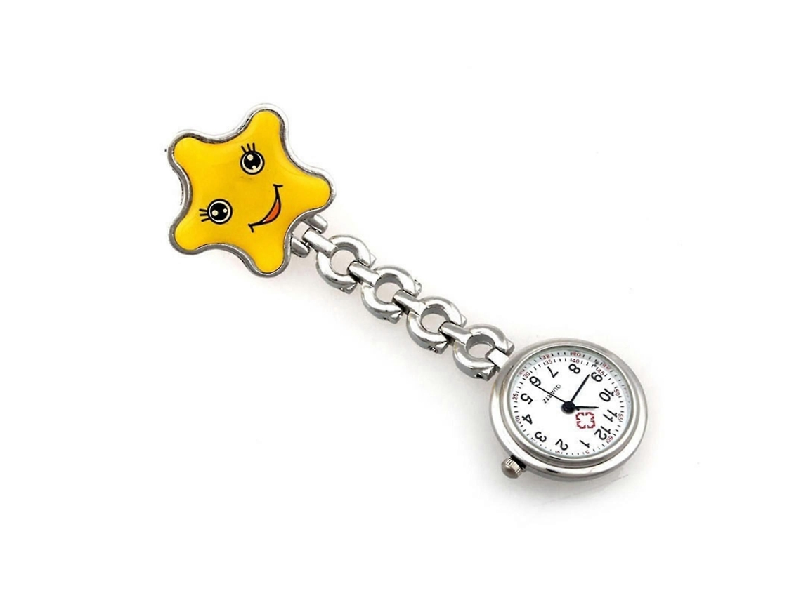 Reloj de bolsillo infantil con clip, enfermera, lindo médico de dibujos animados, para examen en caja A. GOKOCO