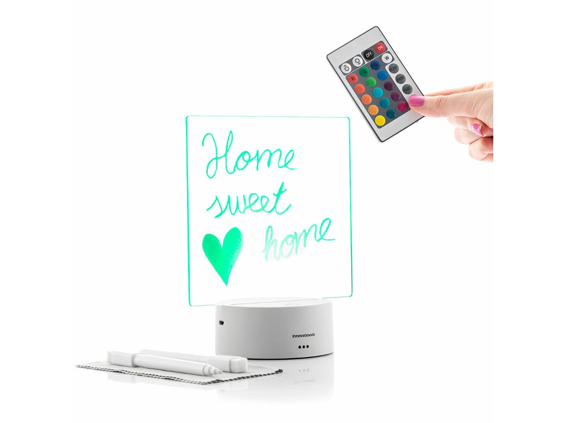 Tablero de Notas y Mensajes LED Lemo INNOVAGOODS