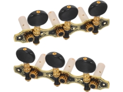 Clavijas De Afinación Para Guitarra Clásica Chapadas En Oro, Juego De 2, Clavijas De Afinación Precisas Para Guitarra Acústica Y