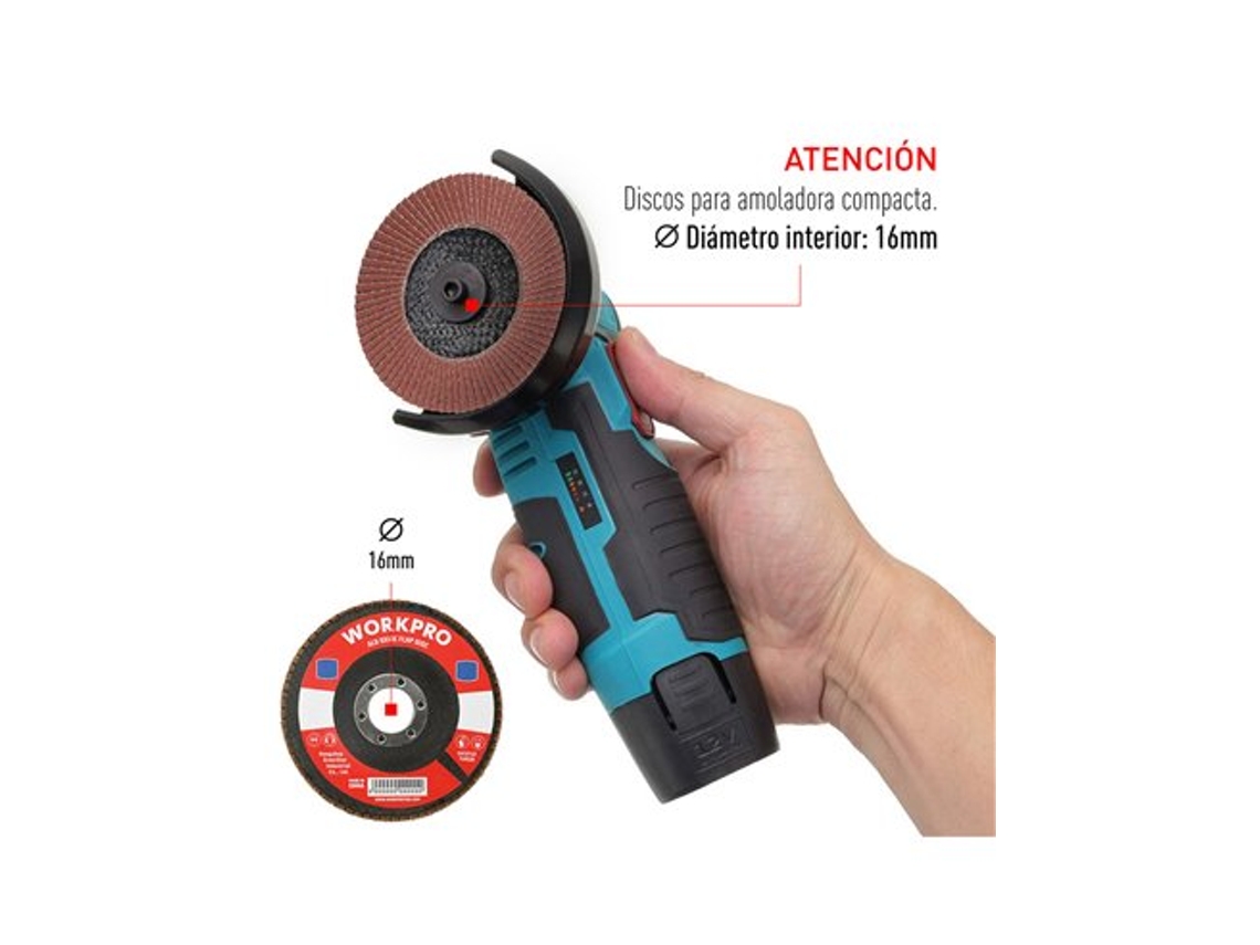 Disco Láminas Plano Ø100x16mm 40g Workpro