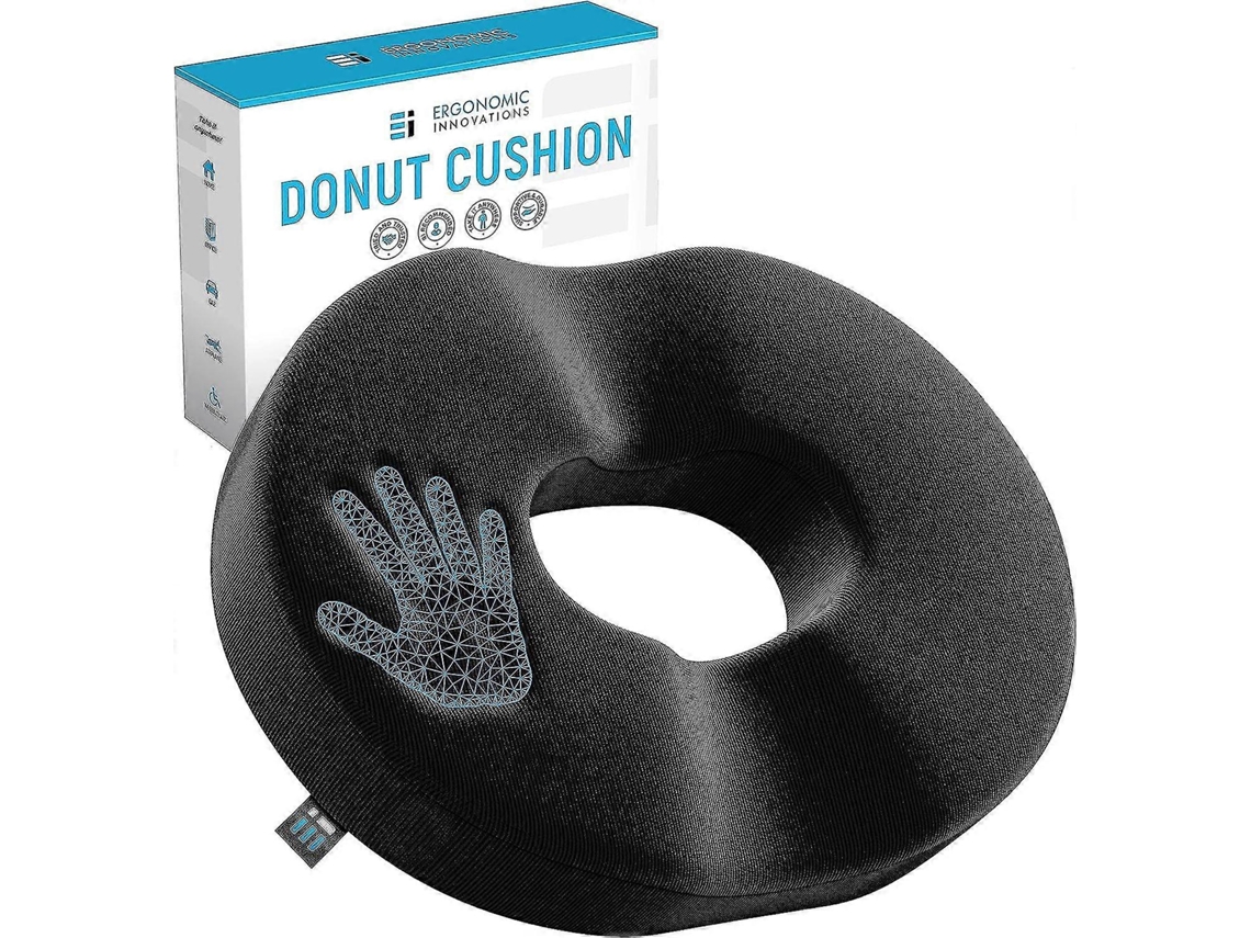 Cojim Donut para el alivio del dolor en el coxis, la espalda, la ciática y las hemorroides, ideal para usar en la oficina, el Día de Rhodes y en el posparto.