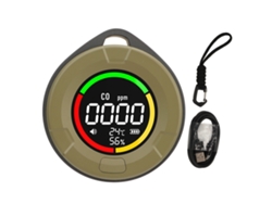 Detector De Monóxido De Carbono Con Alarma, Medición De Humedad Y Temperatura, Pantalla Iluminada Para Uso Doméstico.