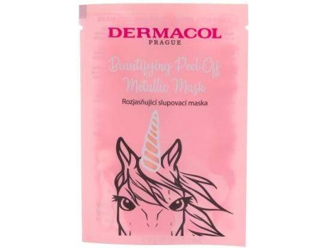 Mascarilla Facial DERMACOL Beautifying Peel-Off Metallic Mask Peel-Off Mask With Brightening Effect
