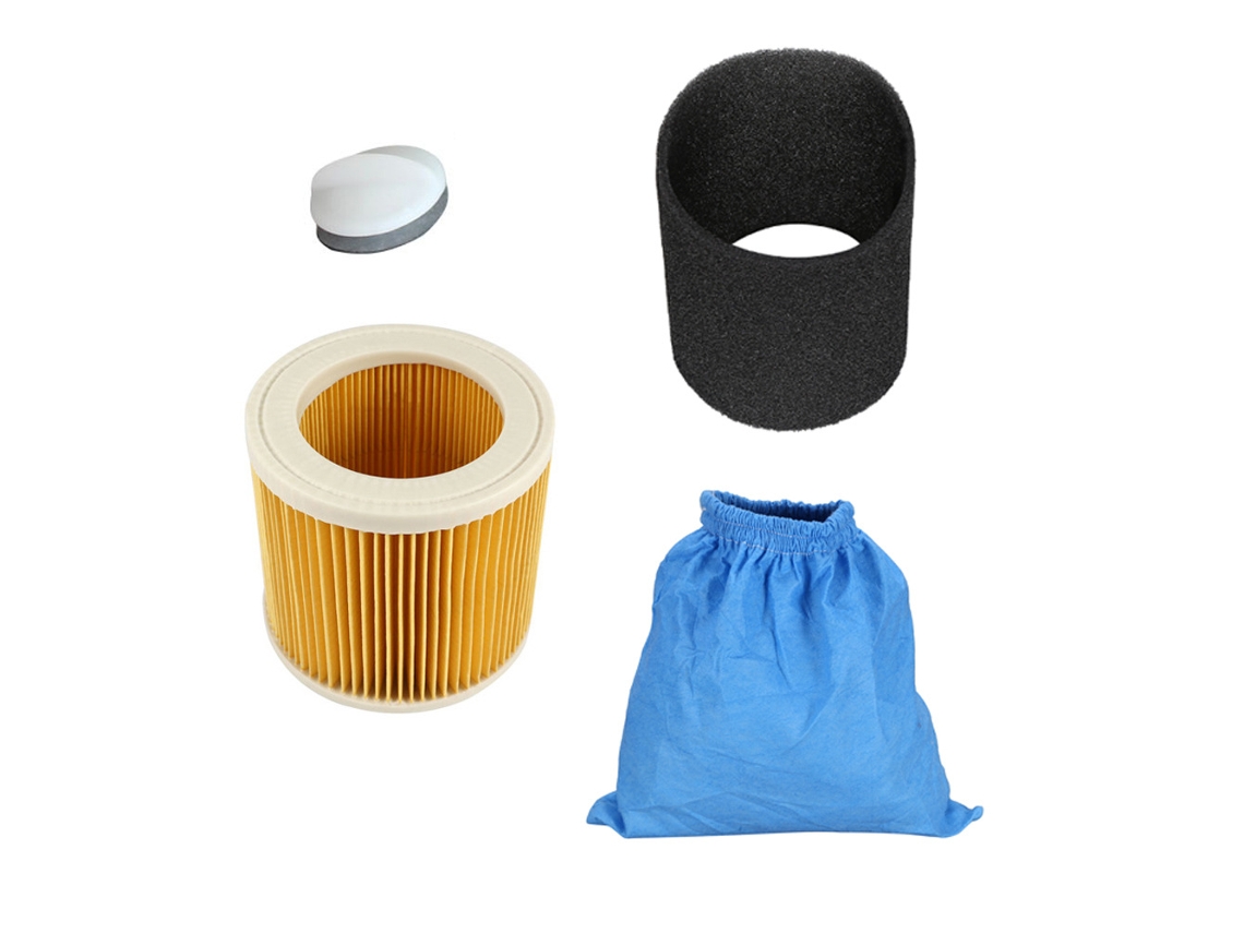 1 Juego de filtros de espuma para aspiradora Karcher MV1 WD1 WD2 WD3 serie WD NT, accesorios para bolsas protectoras de motor