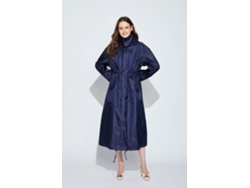 Chaqueta Impermeable Chrui Larga , Azul Marino, M150-165cm