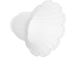 Pantalla De Cristal Con Forma De Flor Para Lámpara De Mesa: Un Repuesto Elegante Y Protector.