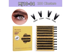 Kit De Pestañas Postizas Autoadhesivas, Sin Pegamento, Segmentadas, De Aspecto Natural.