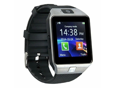 Smartwatch Guia Inteligente Dz09 1,44 Pulgadas Guardião de Desporto Touch Silver