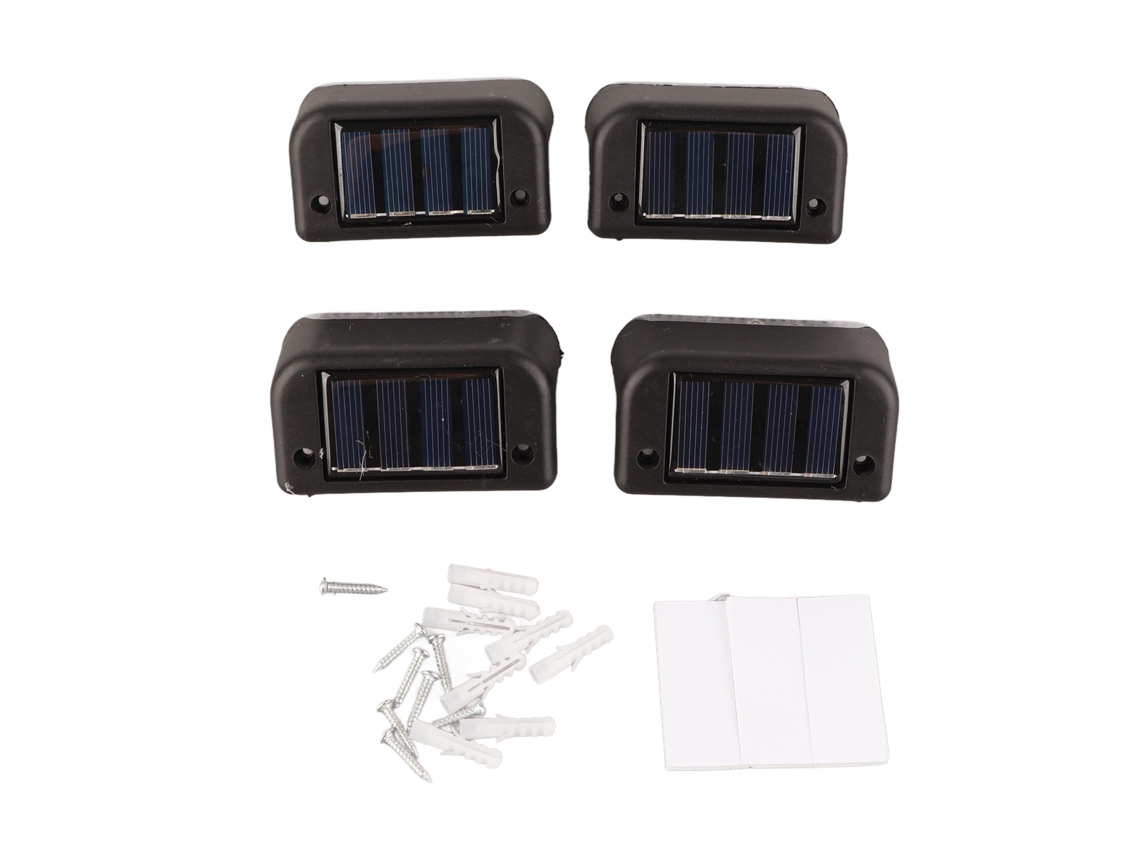 Peças De Luz Solar Para Escada Led Impermeável Luz Exterior Para Escadas Patios E Cerca