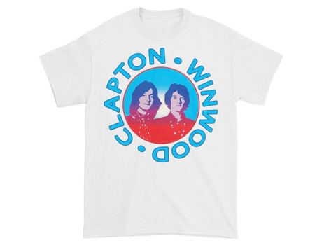 Camiseta ROCKINSTONE con retrato de Eric Clapton Winwood (XXXL)