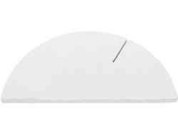 Rejilla Semicircular De 20 Cm Para Hornear Cerámica Y Alfarería, Fabricada Con Panel Aislante Refractario.