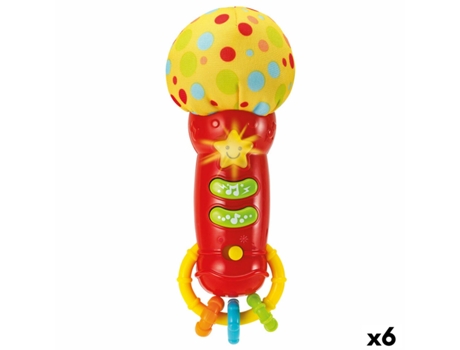 Micrófono de juguete WINFUN 6 x 16,5 x 6 cm (6 Unidades)