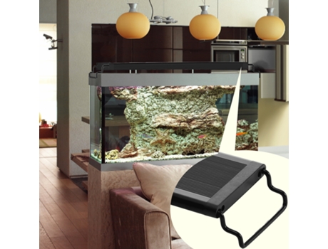 Luz de acuario VEVOR, luz de pecera de espectro completo de 14W para pecera de 12 a 18 pulgadas