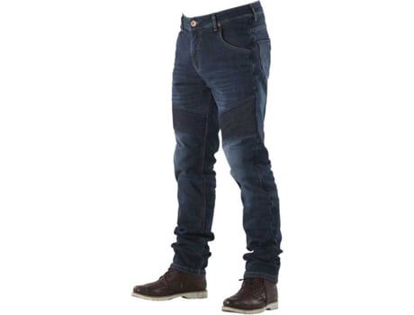 Pantalones para Hombre OVERLAP Castel Azul para Motociclismo (29)