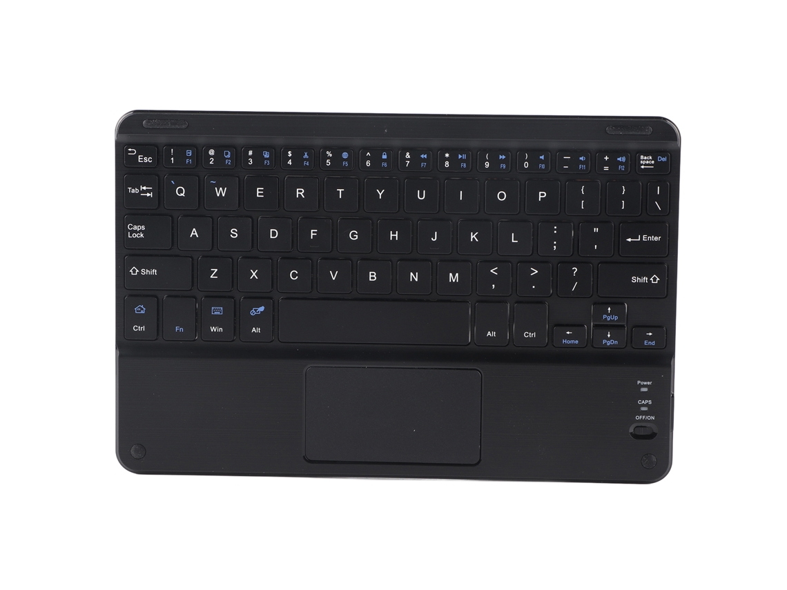 Teclado Bluetooth Con Panel Táctil, Ultradelgado, 9 Pulgadas, Batería De Larga Duración.