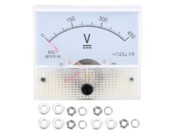 Voltímetro De Aguja De Cc, Medidor De Voltaje De 0-450 V Con Precisión De ±2,5 % Para Circuitos Eléctricos.
