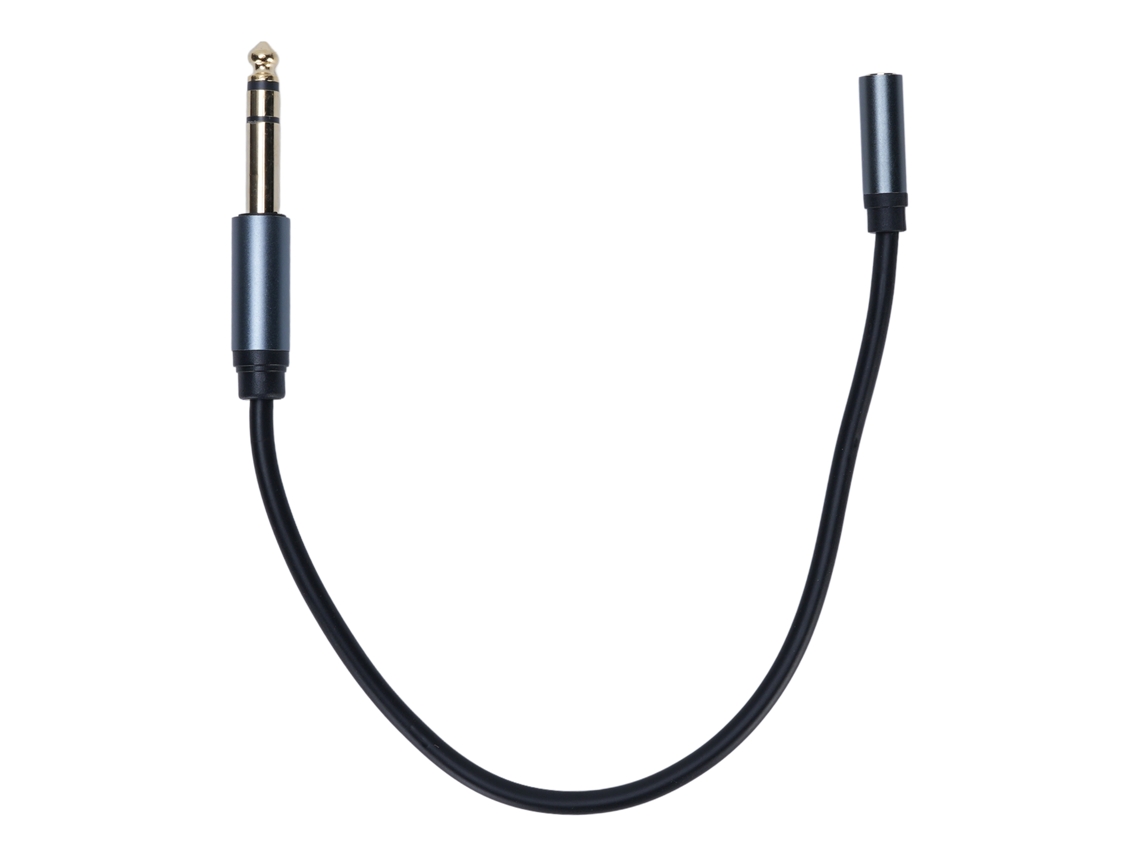 Adaptador De Auriculares Estéreo De 6,35 Mm Macho A 3,5 Mm Hembra Para Amplificador De Guitarra Y Piano, 30 Cm (1 Pie)