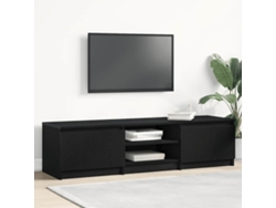 Mueble De Tv | Armario Para Tv | Soporte De Tv 140x40x36 Cm Derivados De Madera Roble Negro Wsd508918 Lovely Home